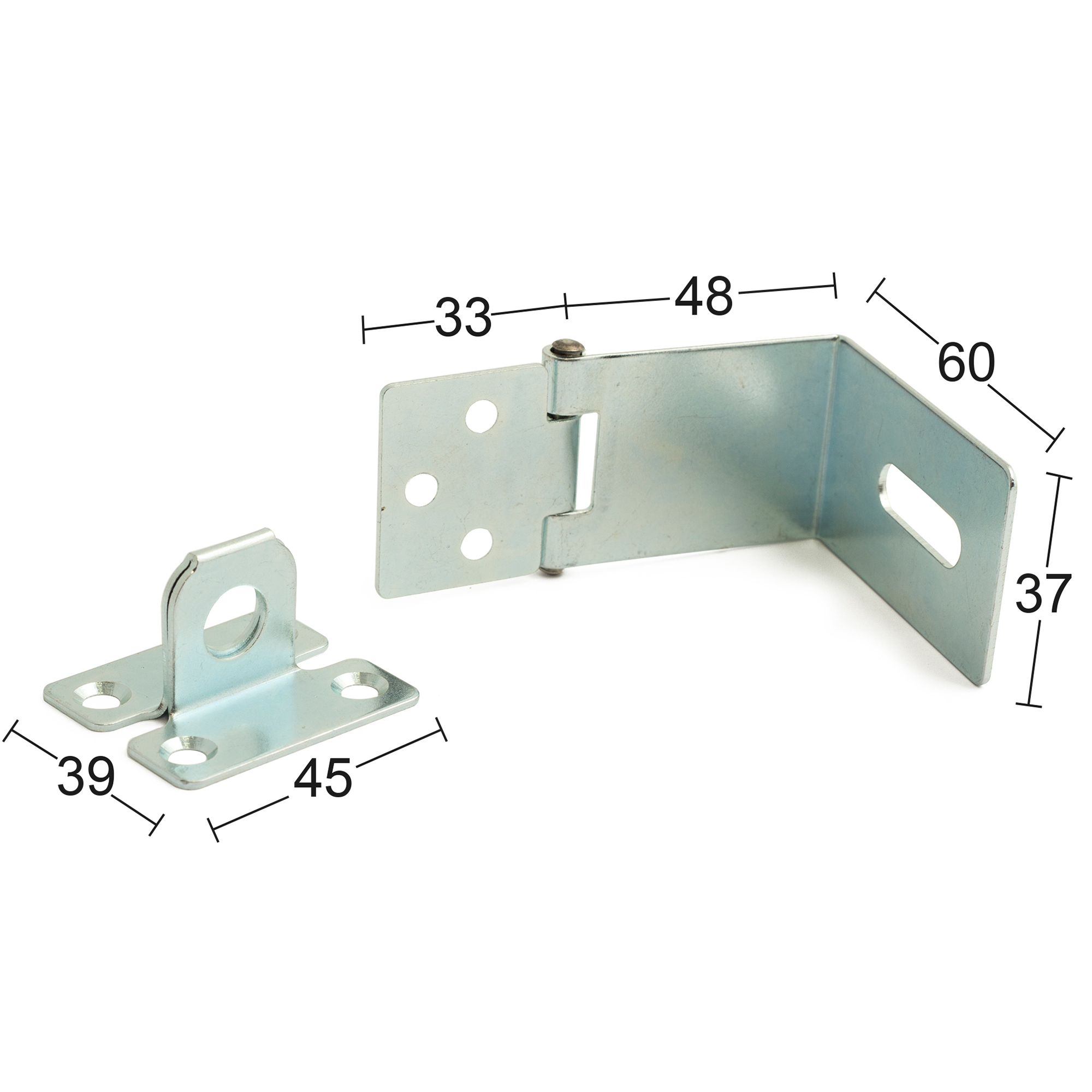 Ledhasp Habo 90° Elzink