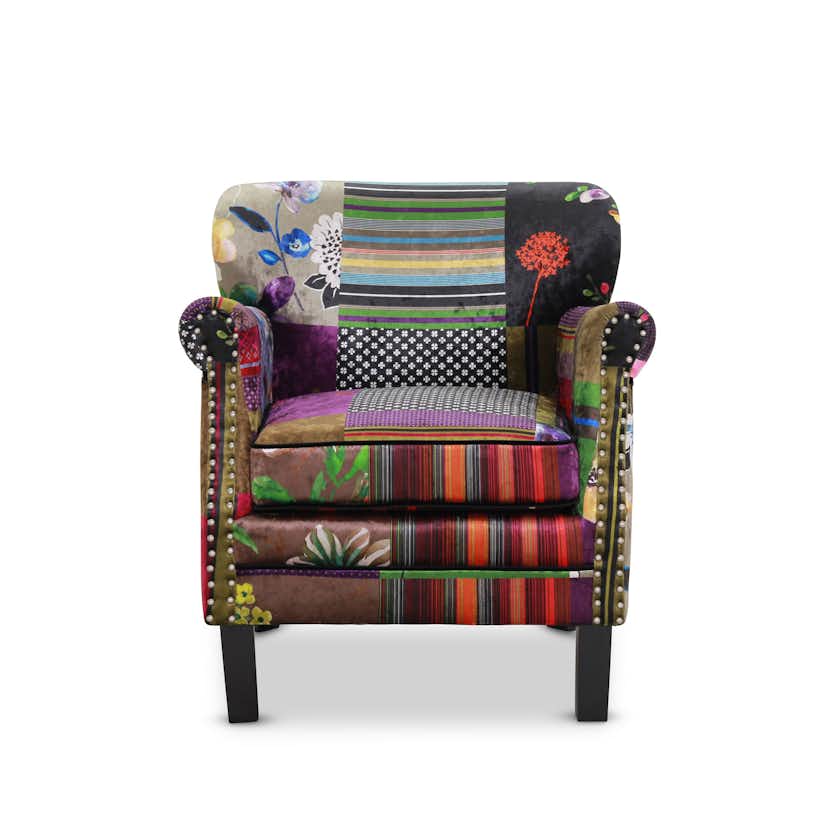 Fåtölj Hagagruppen Leeds Sammet