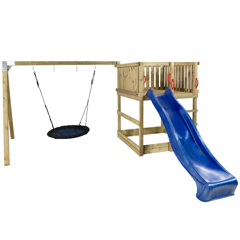 Lektorn PLUS Play med Gungställning och Fågelbogunga