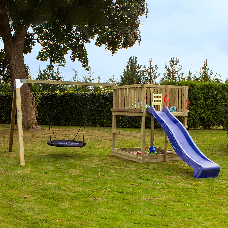 Lektorn PLUS Play med Gungställning och Fågelbogunga