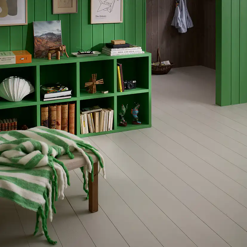 Massivt Trägolv Moelven Leva Sekel Grå 1-Stavs Furugolv