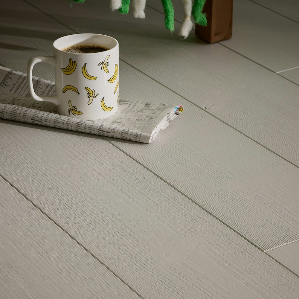 Massivt Trägolv Moelven Leva Sekel Grå 1-Stavs Furugolv