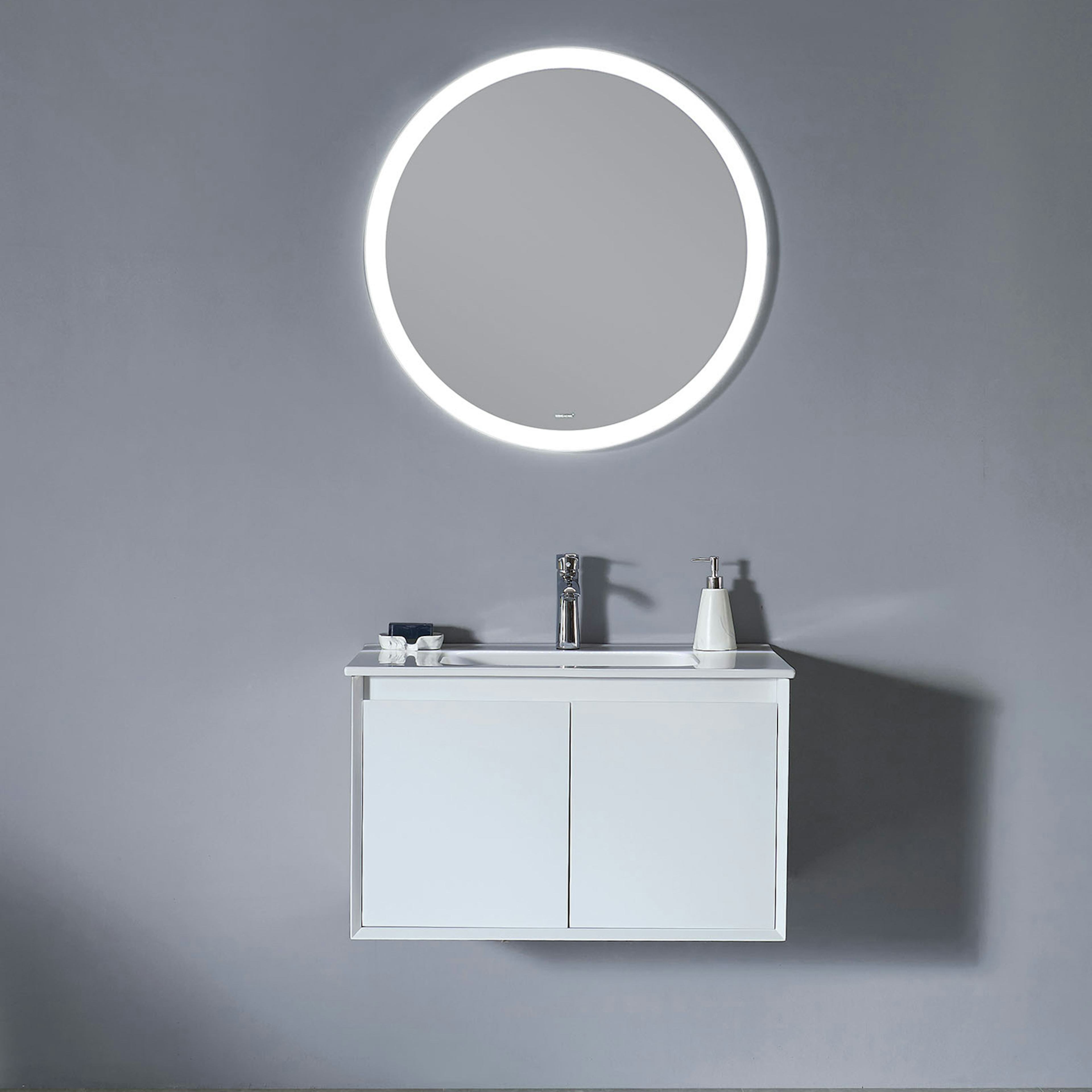 Spegel LH Elegant med LED Belysning Rund