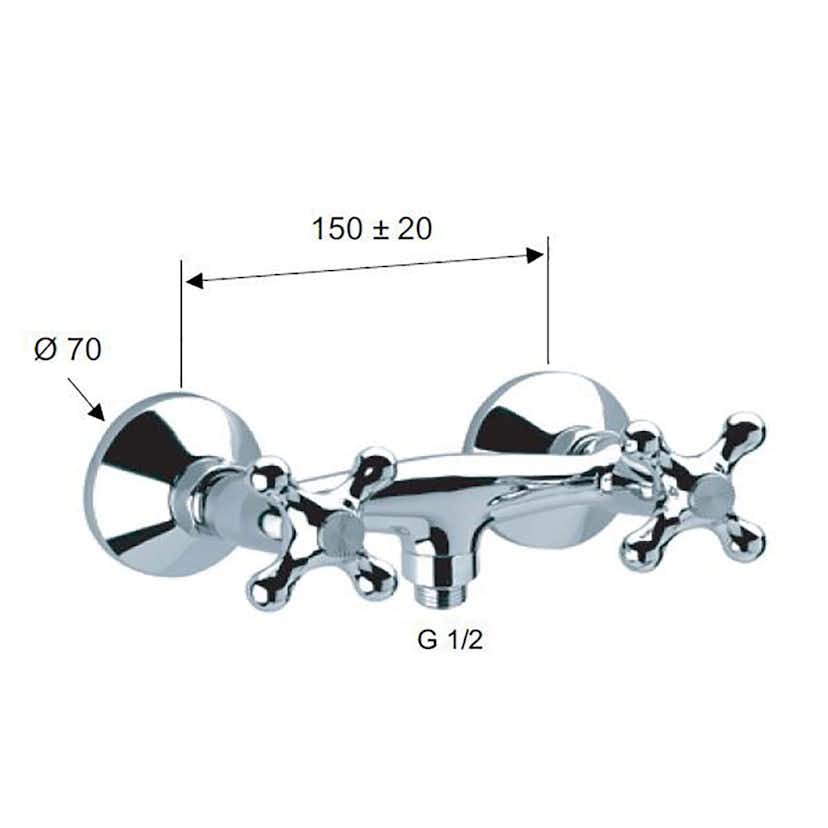 Duschblandare LH Classic