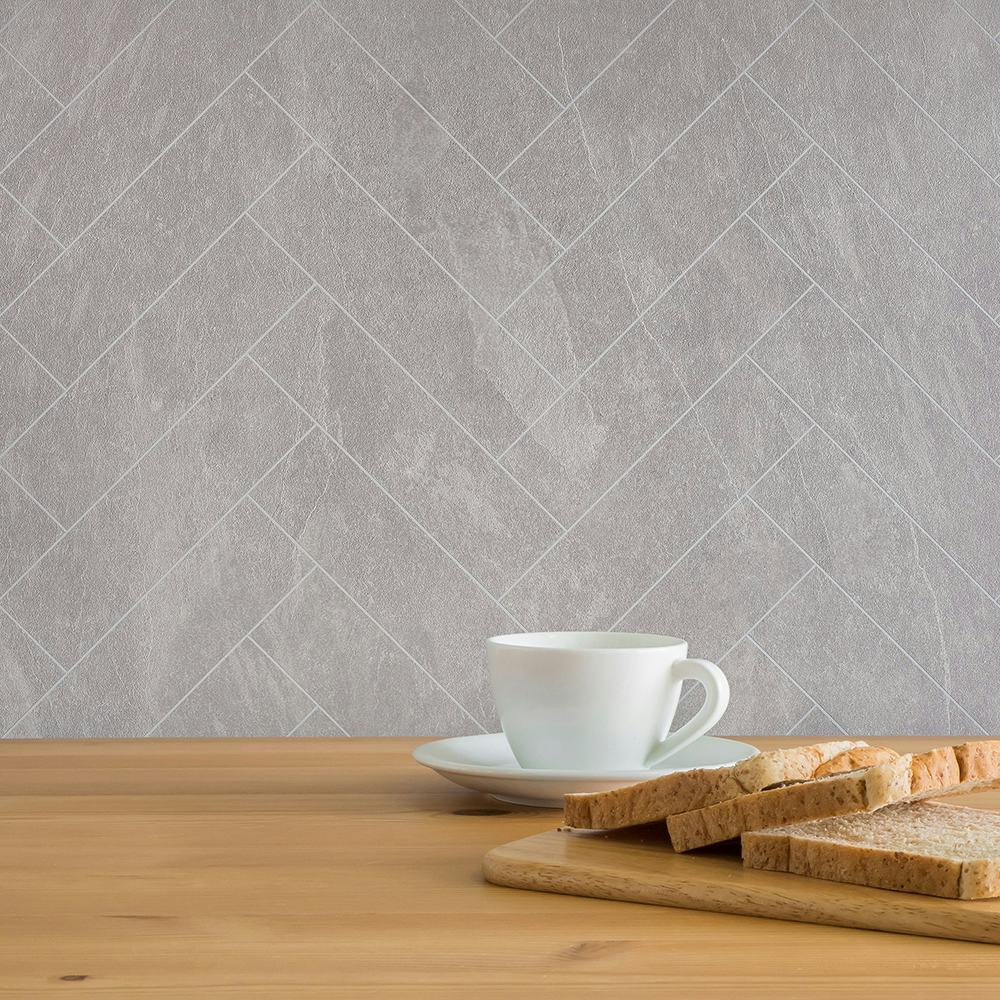 Väggskiva BerryAlloc Kitchen Wall Ljus Skiff Fiskben