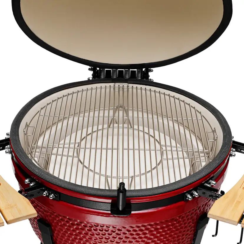 Kolgrill Kamado Bono Limited Röd Med Överdrag