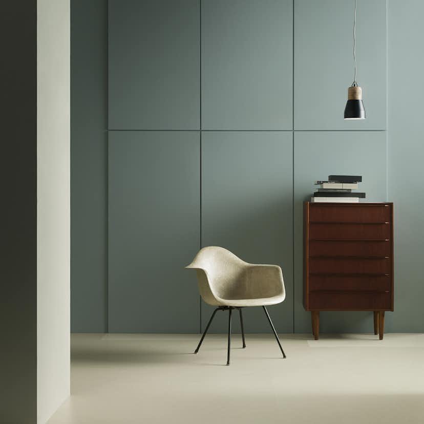 Linoleumgolv Forbo Marmoleum Click Moon 30x30cm med Klicksystem