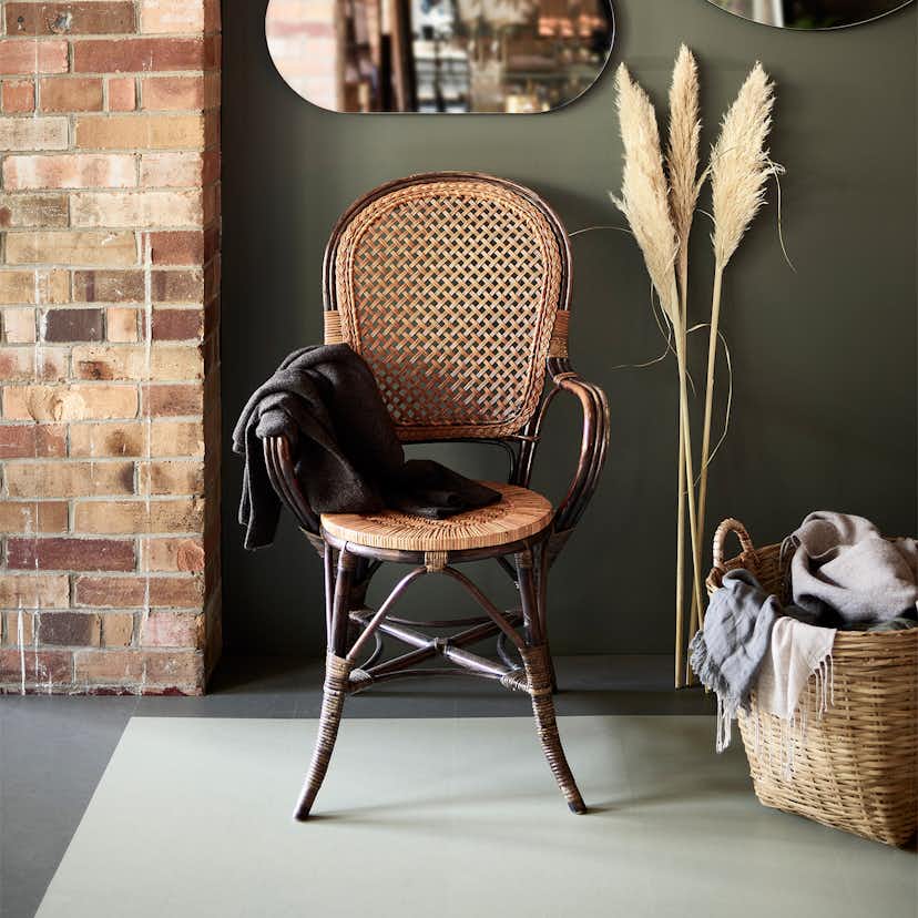 Linoleumgolv Forbo Marmoleum Click Orbit Grå 30x30cm med Klicksystem