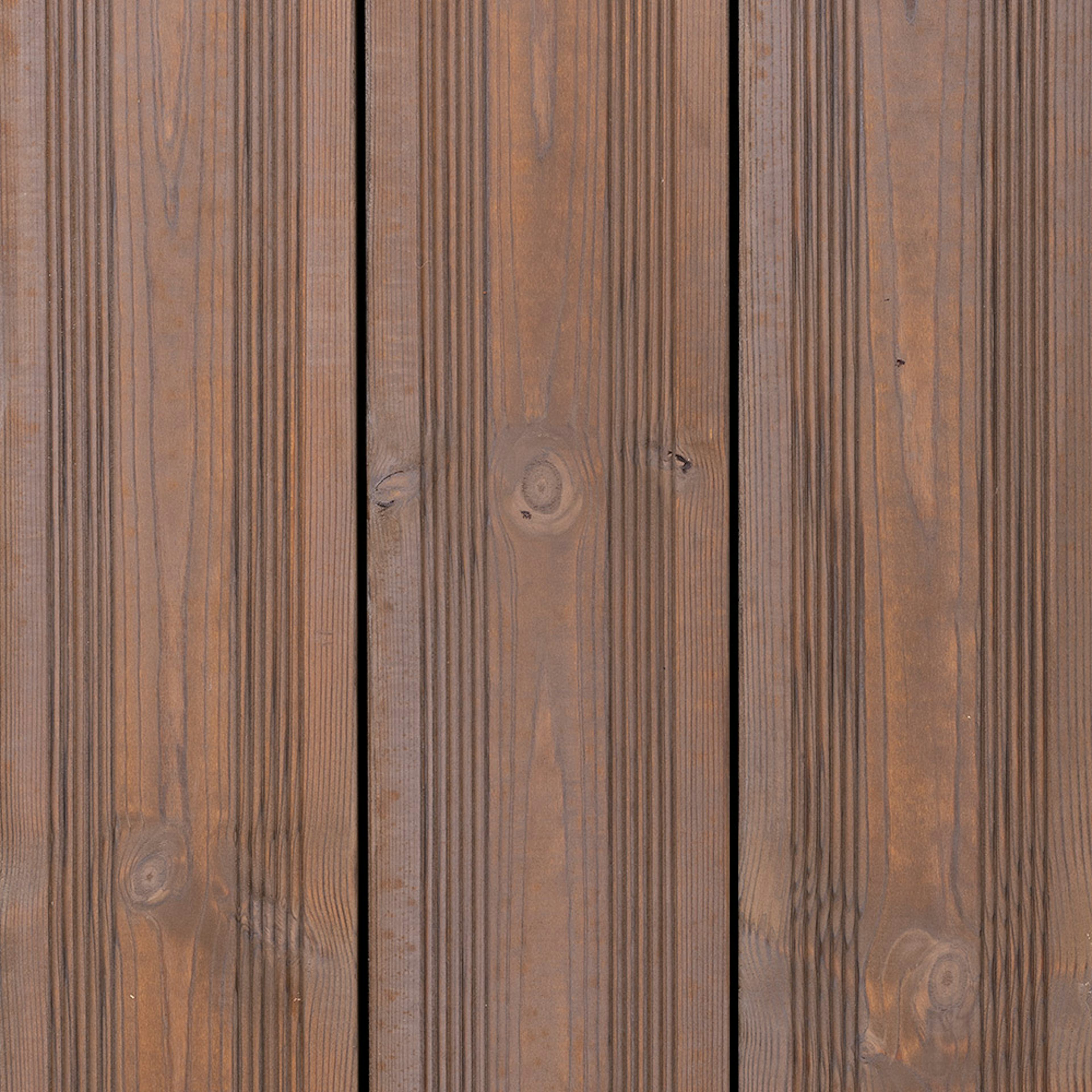 Trall Kärnsund Wood Link Royal Linoljetrall Rillad/Slät 28x145 mm Grå