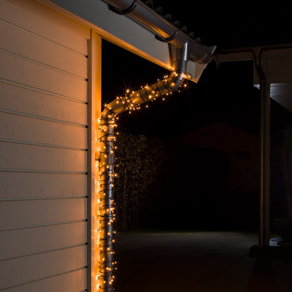 Ljusslinga Gnosjö Konstsmide 400 st Amber Mikro LED