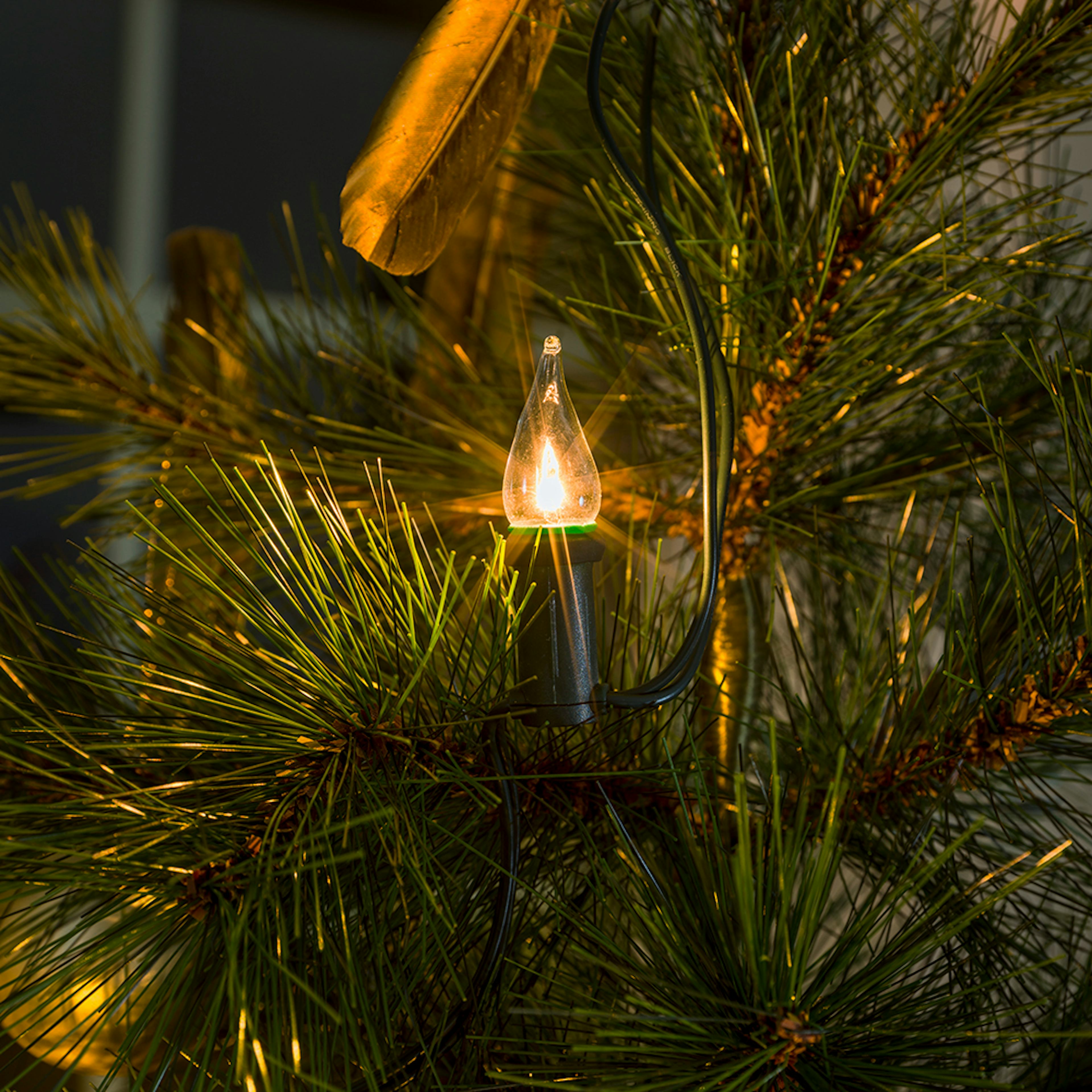 Ljusslinga Gnosjö Konstsmide Vridna Lampor 4,75 m