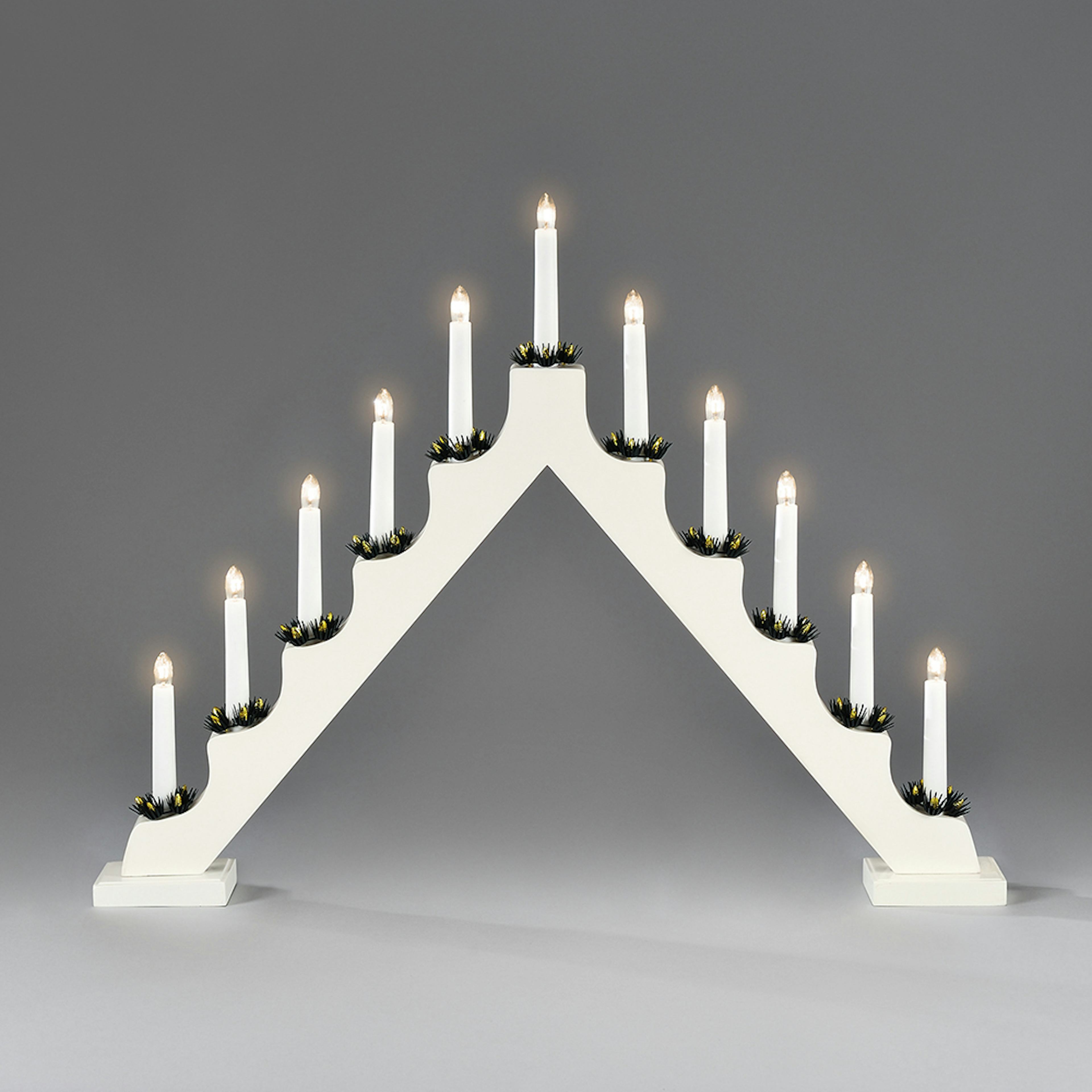 Adventsljusstake Gnosjö Konstsmide 11L med Manschetter