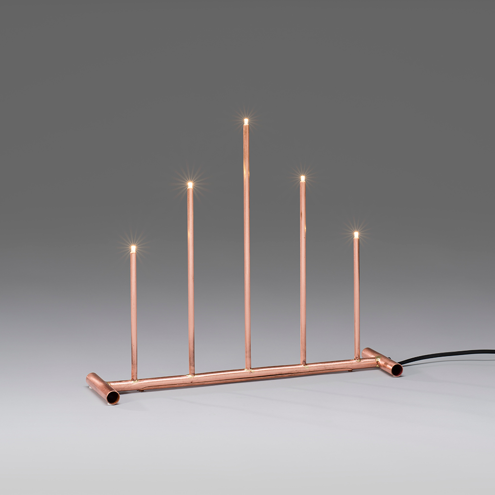 Adventsljusstake Gnosjö Konstsmide 5L Rör