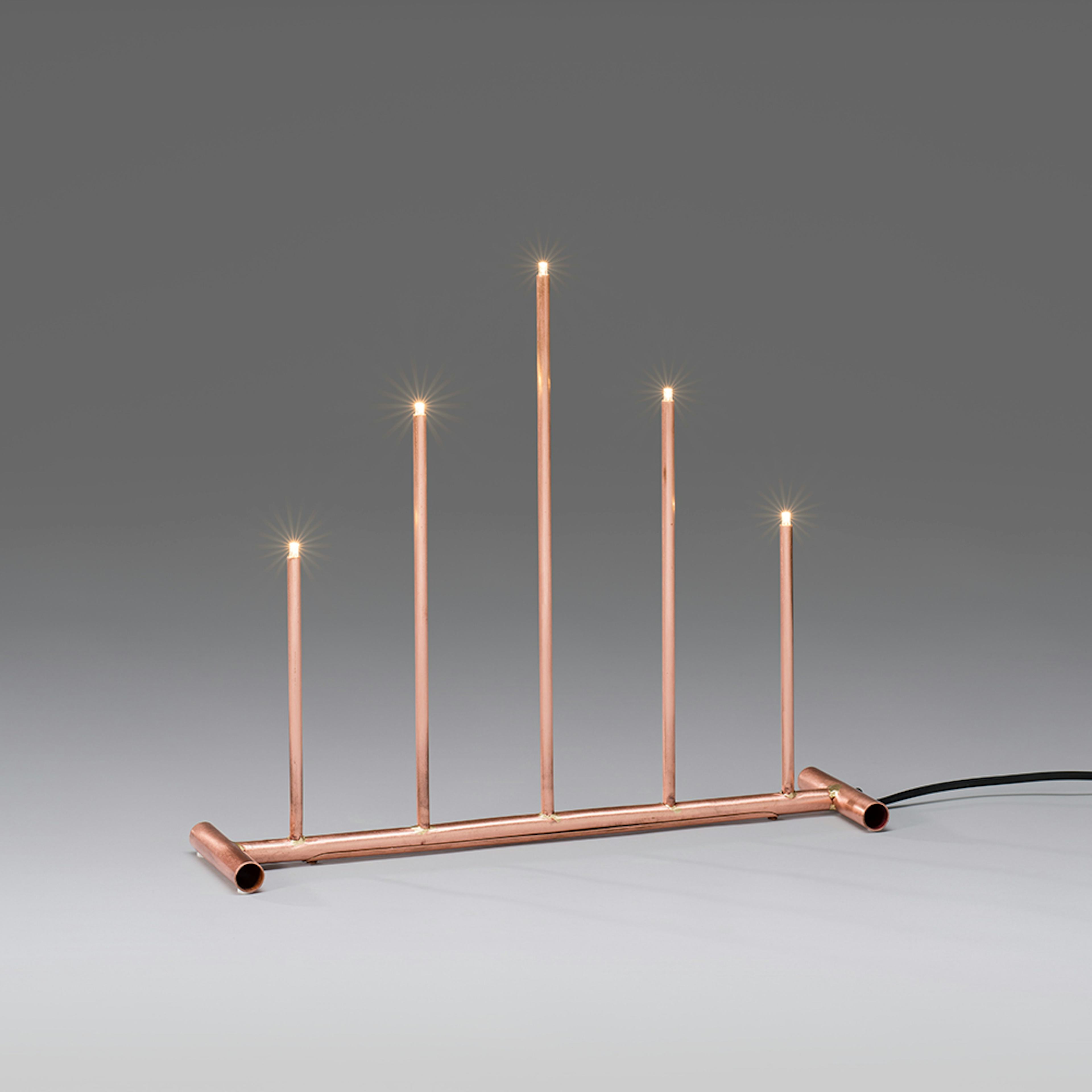 Adventsljusstake Gnosjö Konstsmide 5L Rör