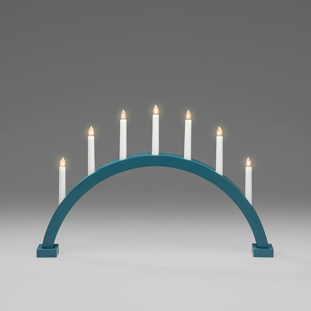 Adventsljusstake Gnosjö Konstsmide 7L Båge Stor