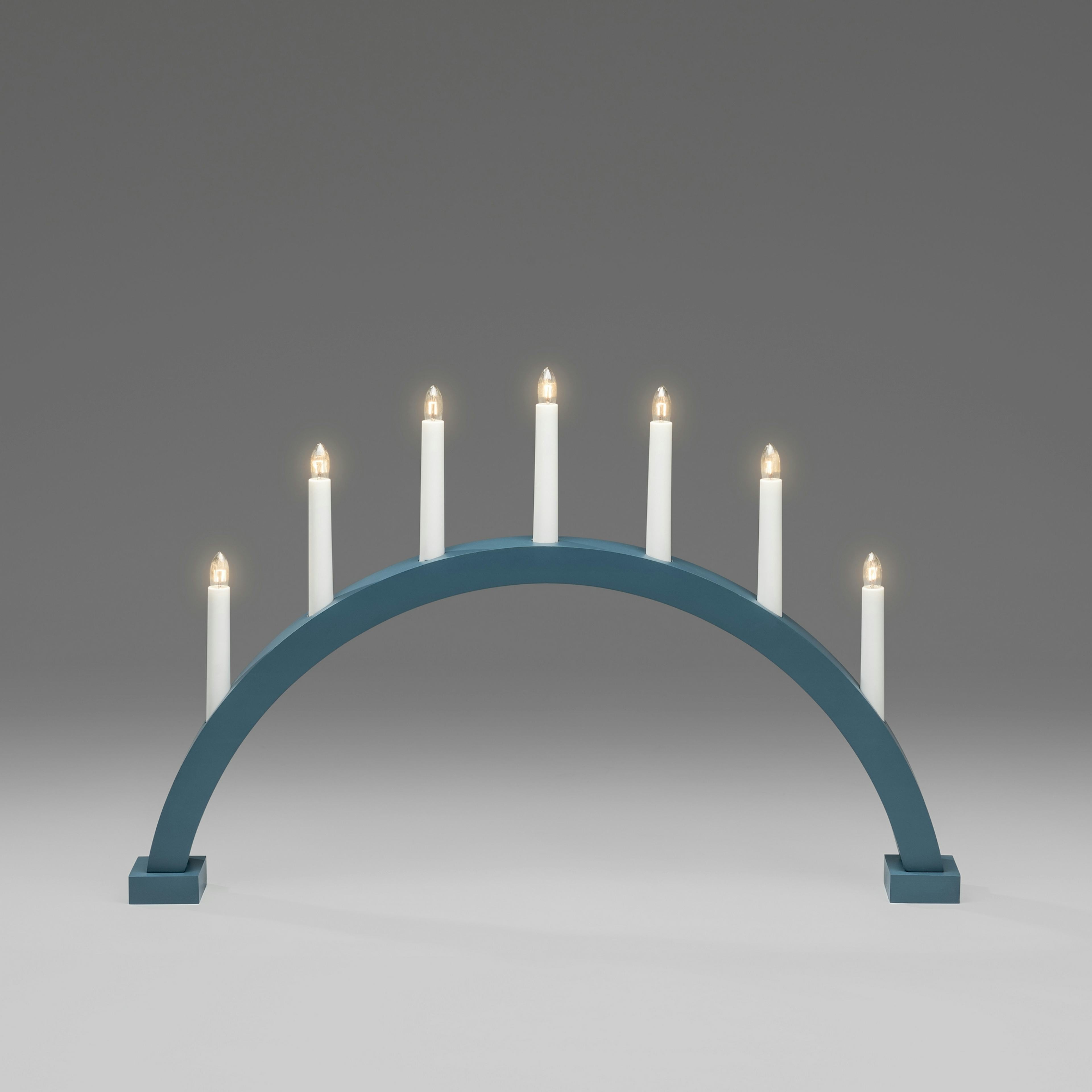 Adventsljusstake Gnosjö Konstsmide 7L Båge Stor