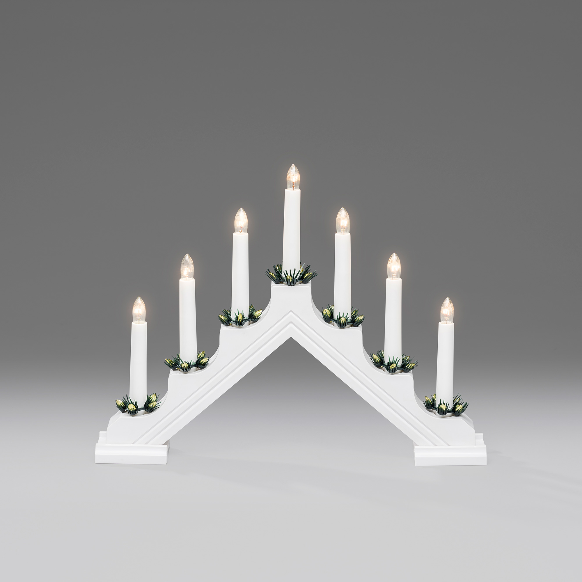 Adventsljusstake Gnosjö Konstsmide 7L H28