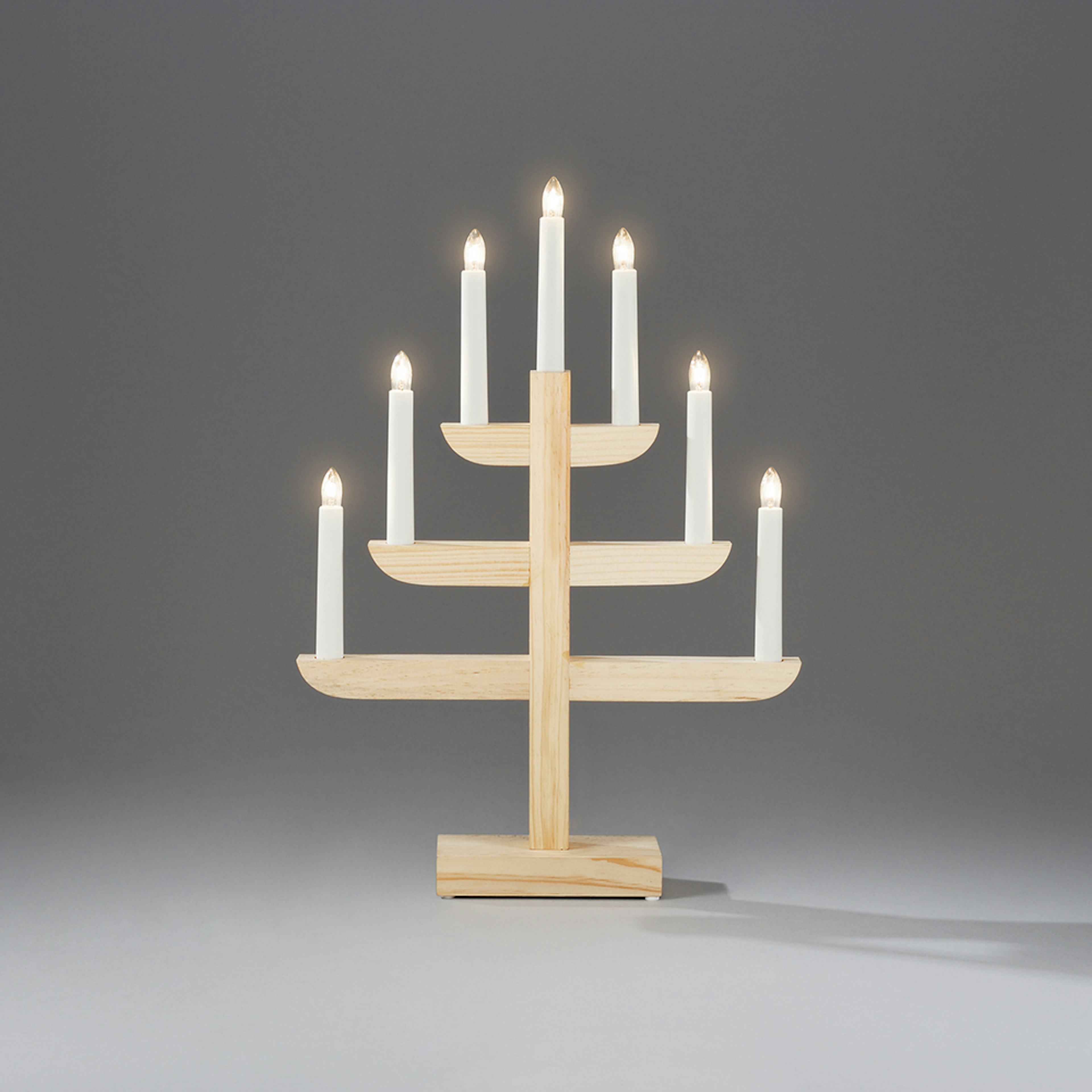 Adventsljusstake Gnosjö Konstsmide 7L på Fot H46