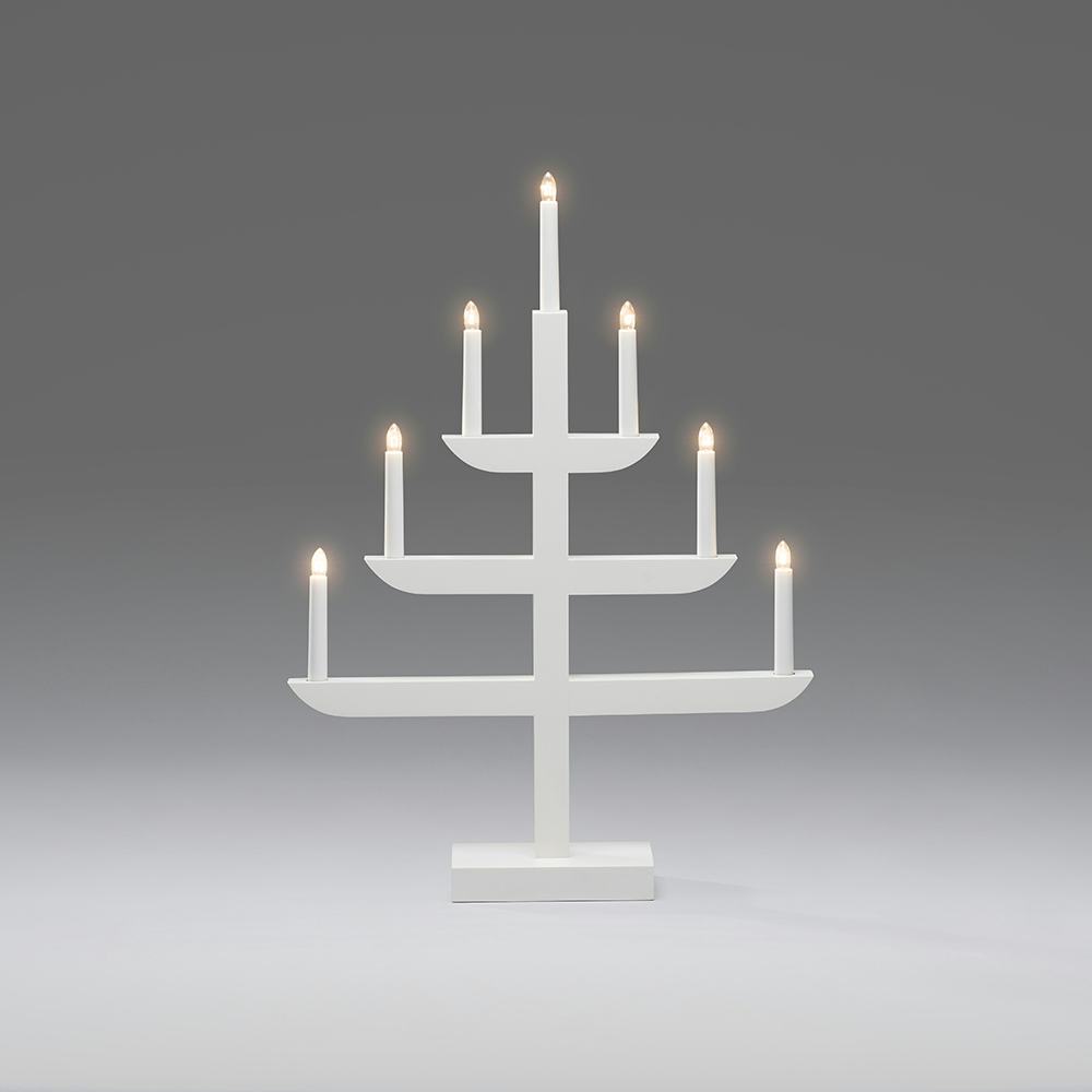 Adventsljusstake Gnosjö Konstsmide 7L på Fot H65