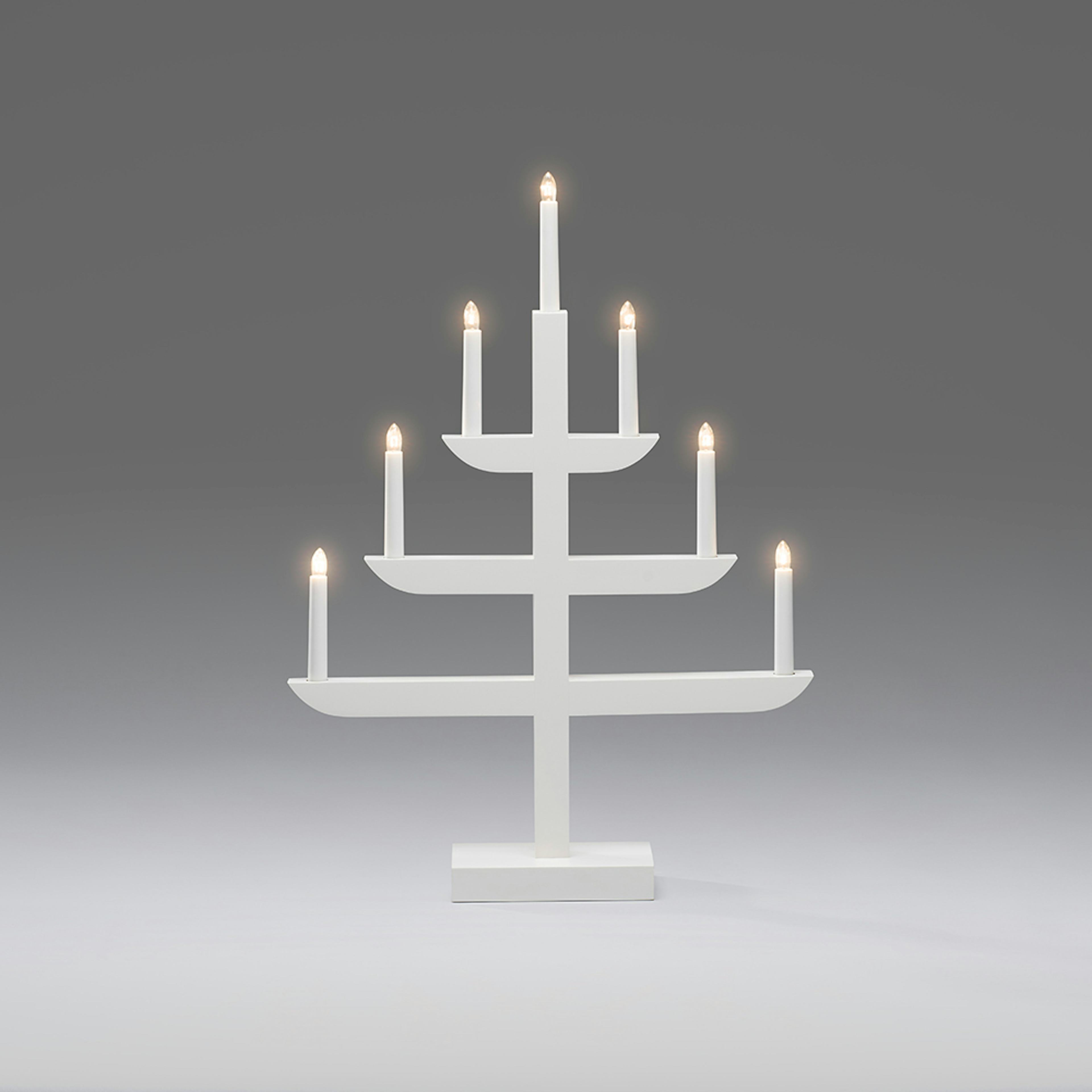 Adventsljusstake Gnosjö Konstsmide 7L på Fot H65