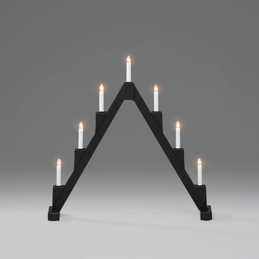 Adventsljusstake Gnosjö Konstsmide 7L Vikbar