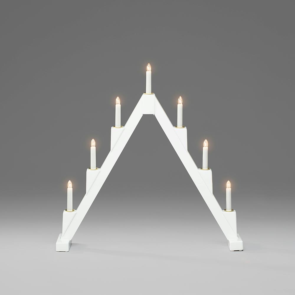 Adventsljusstake Gnosjö Konstsmide 7L Vikbar