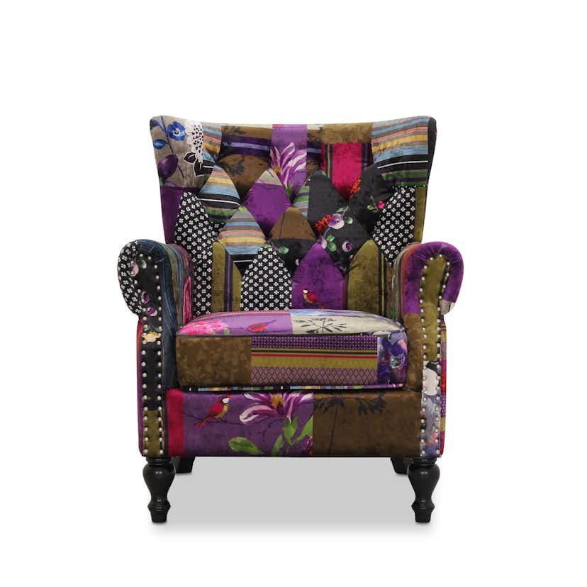 Fåtölj Hagagruppen London Sammet