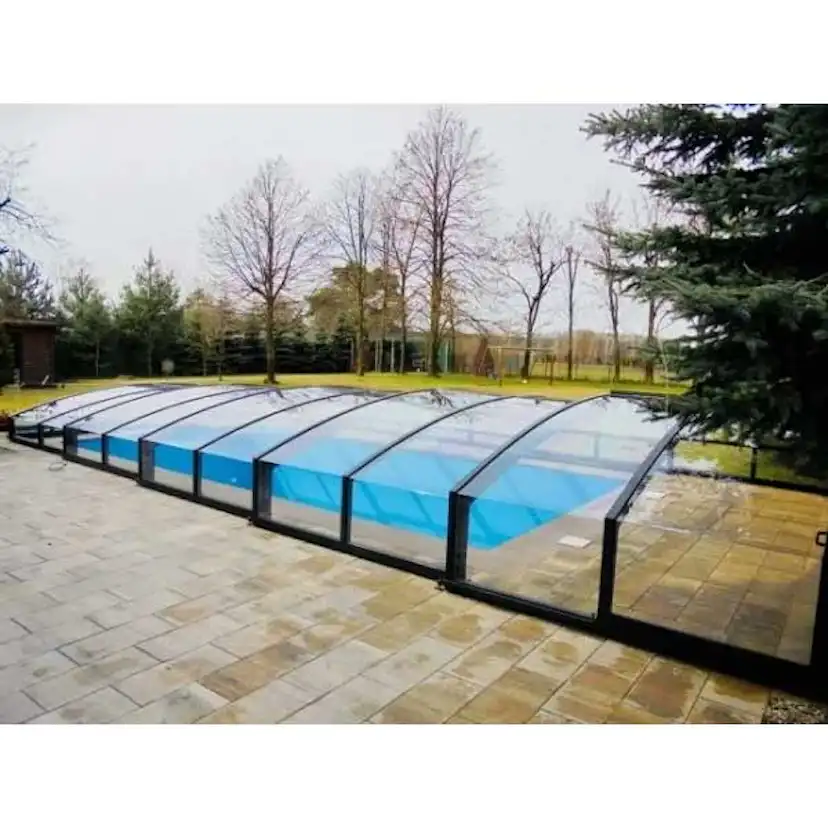 Pooltak Nordenspa Lowline 3,50 x 6,47 Klarplast