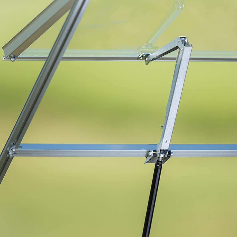 Lucköppnare gop Automatisk för Växthus, Aluminium, Silver, Lyfter upp till 7 kg