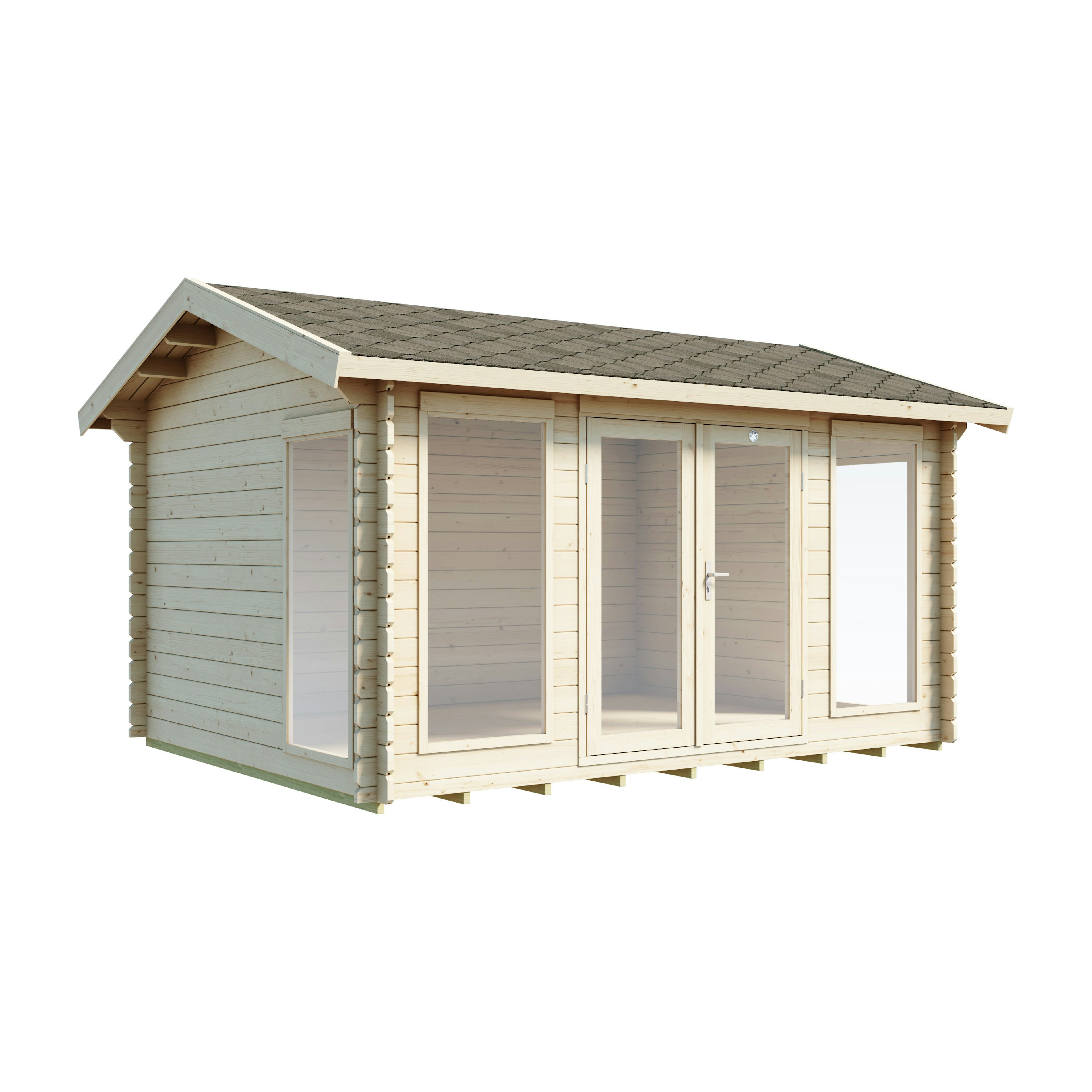 Friggebod Luoman Lillevilla 342 11,7 m² Byggsats Förråd i Trä med Sadeltak