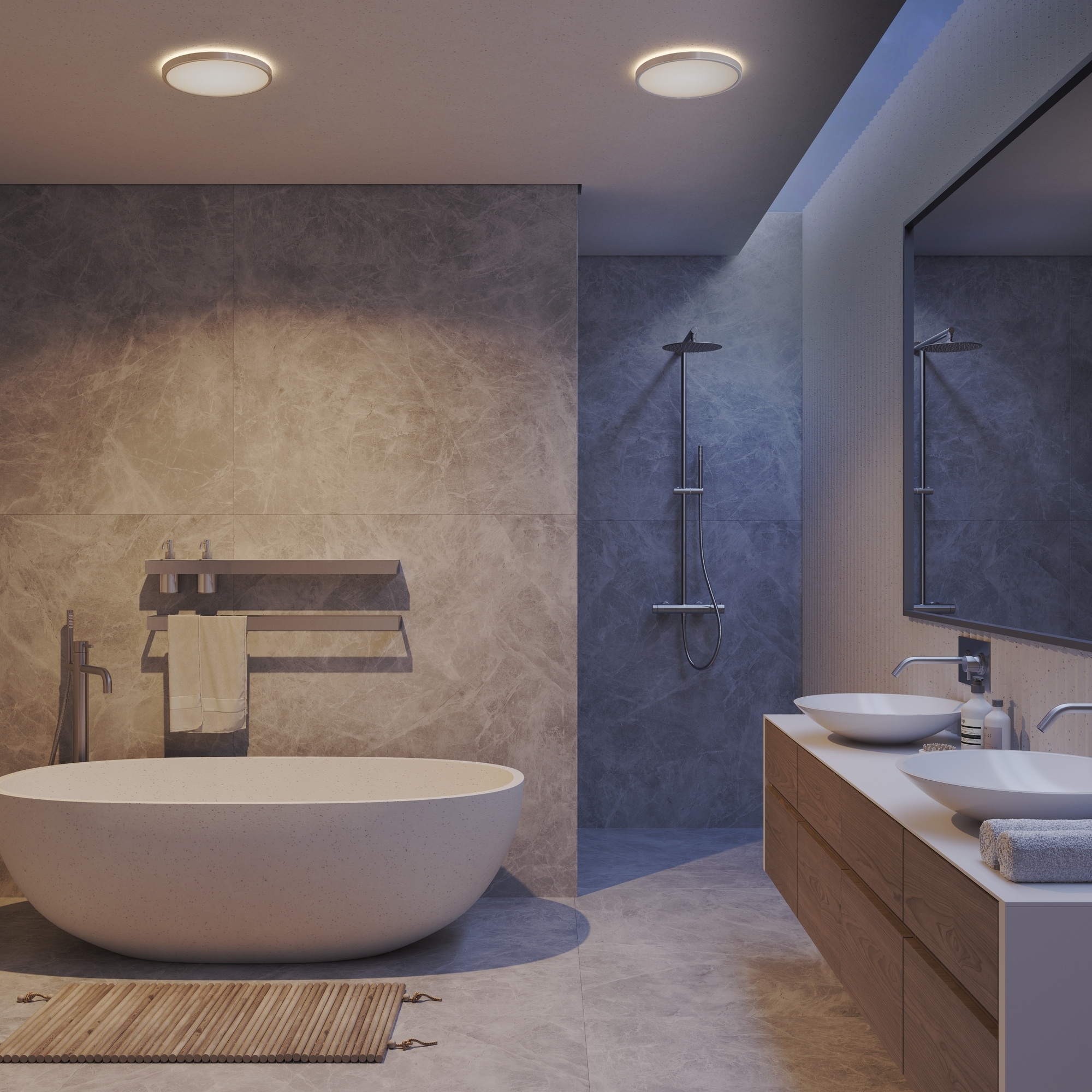 Plafond Nordlux Oja IP54 3-steg CCT