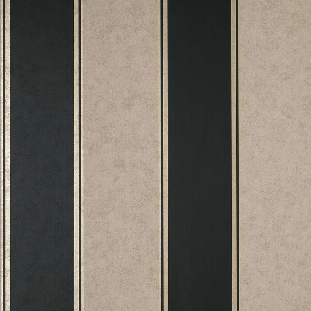 Tapet Crown Wallcoverings Archive M1707 Non Woven, Randig Svart