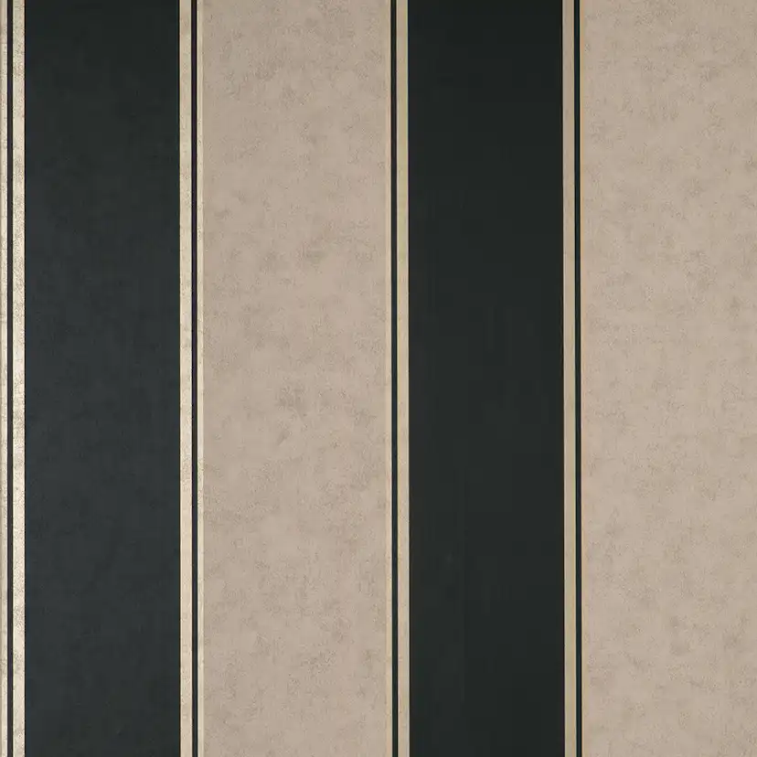 Tapet Crown Wallcoverings Archive M1707 Non Woven, Randig Svart