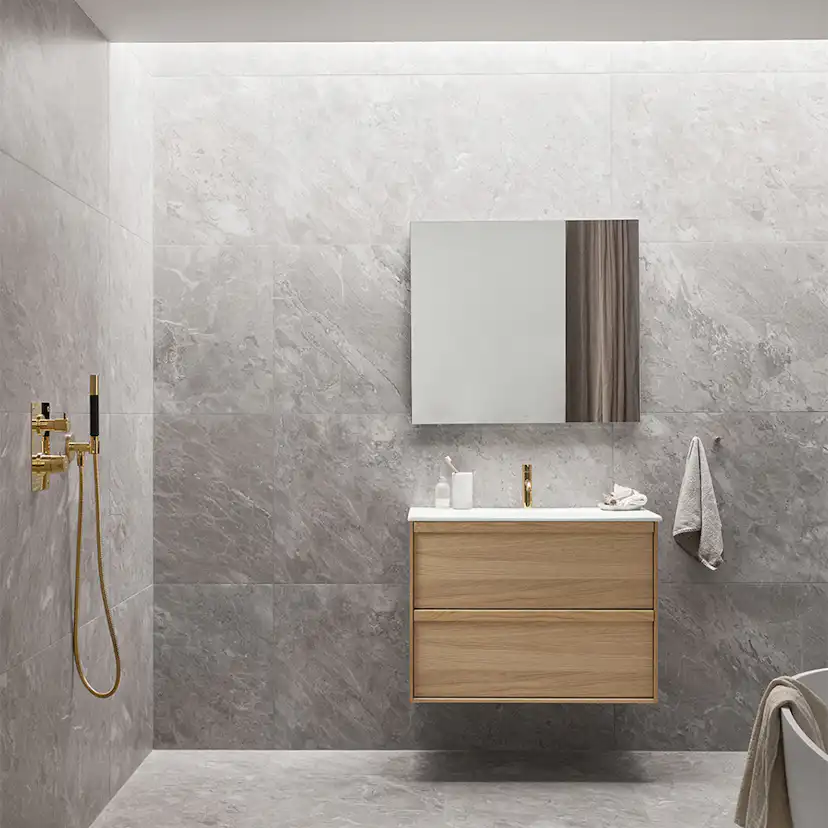 Klinker Bricmate M66 Marais Light Grey 60x60 cm