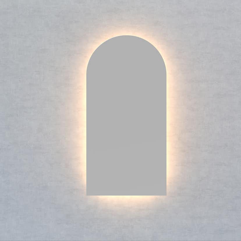 Spegel Vidi Majken med LED-belysning