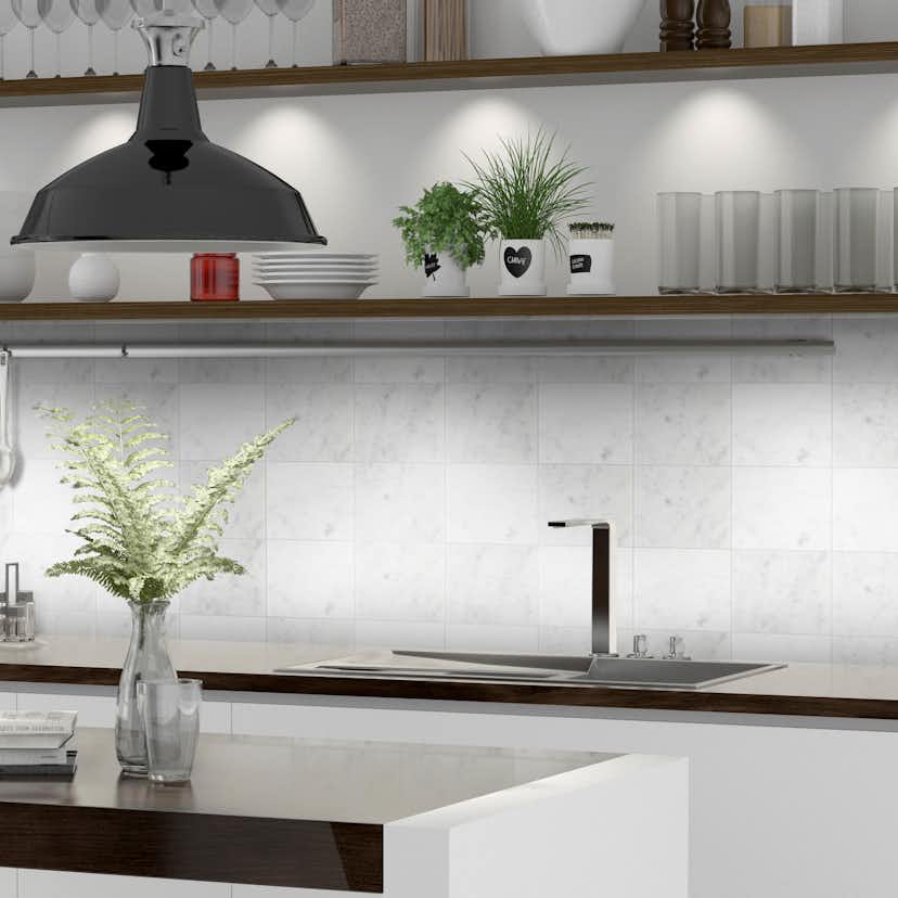 Marmor Arredo Bianco Carrara C Honed Vit 15x15 cm