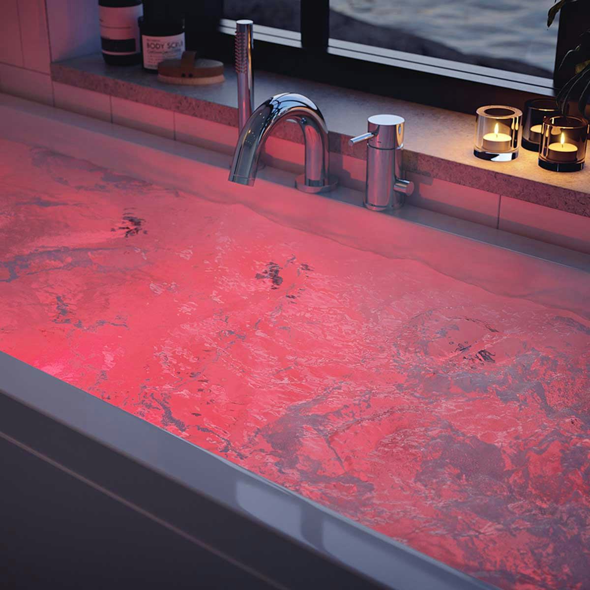 Massagesystem 2 + Underhållsvärmare 3,0kW + Led-belysning