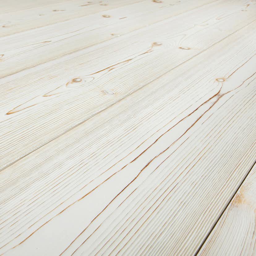 Massivt Trägolv Baseco Antik Vit Furu