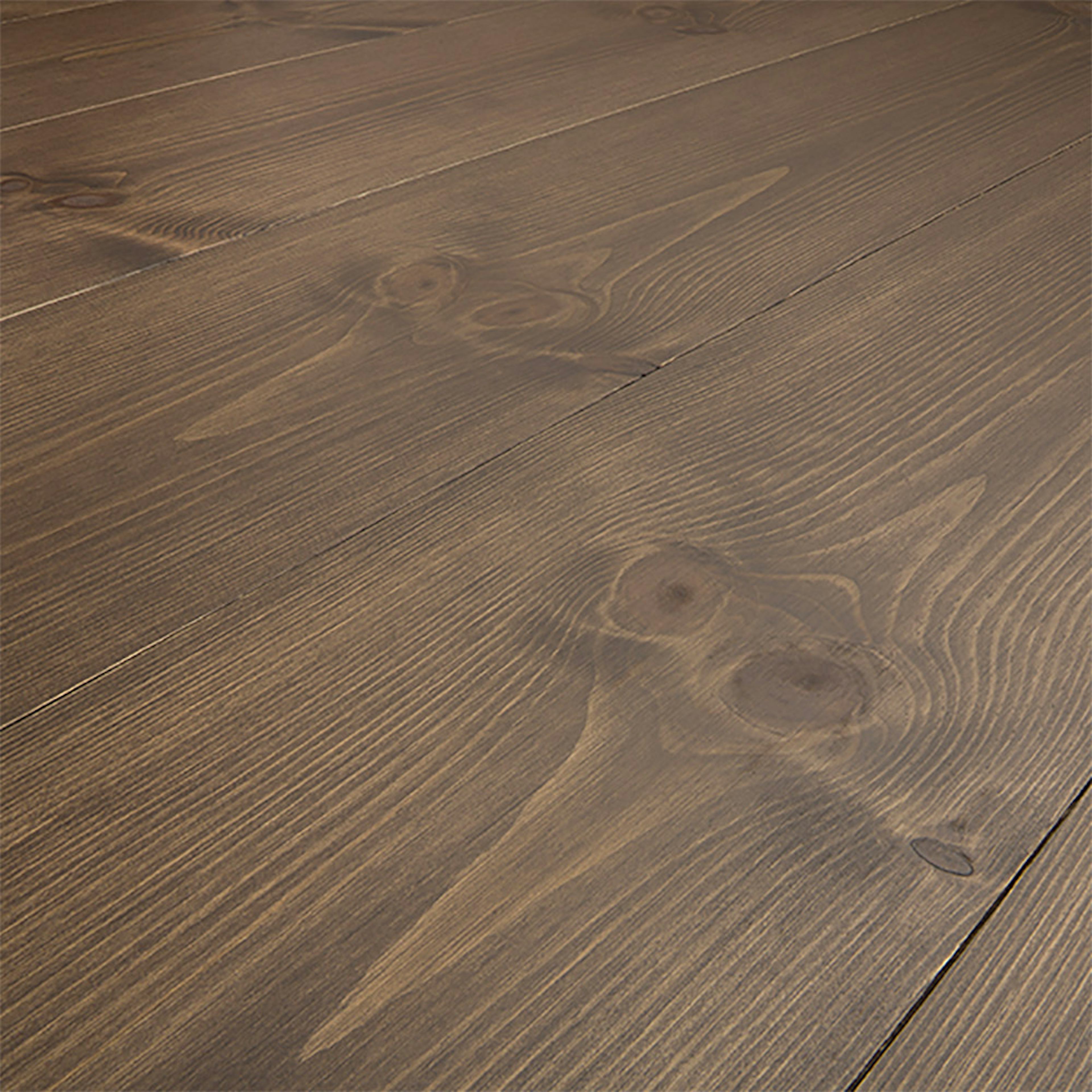 Massivt Trägolv Baseco Modern Hårdvaxoljad Brun Furu