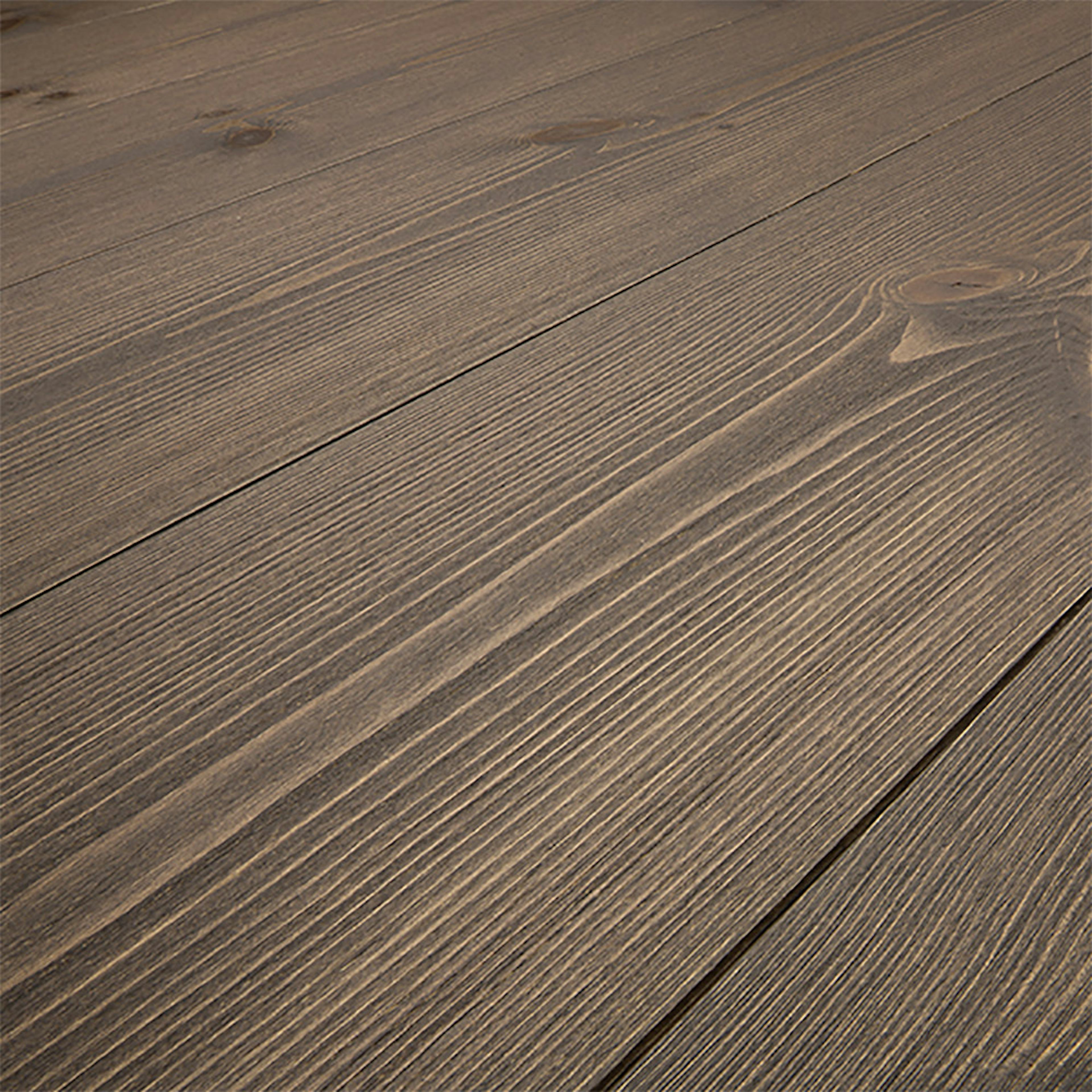 Massivt Trägolv Baseco Patina Hårdvaxoljad Brun Furu