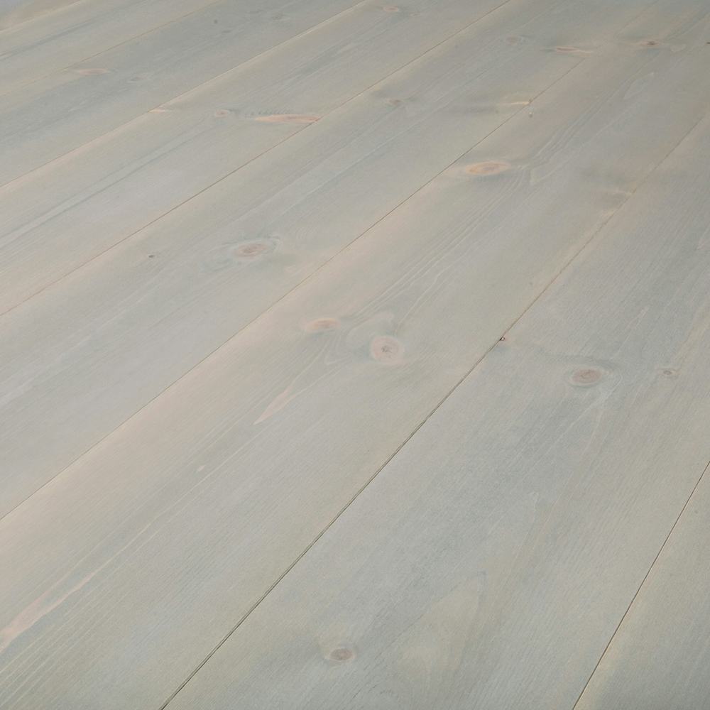 Massivt Trägolv Baseco Trend Grå Furu