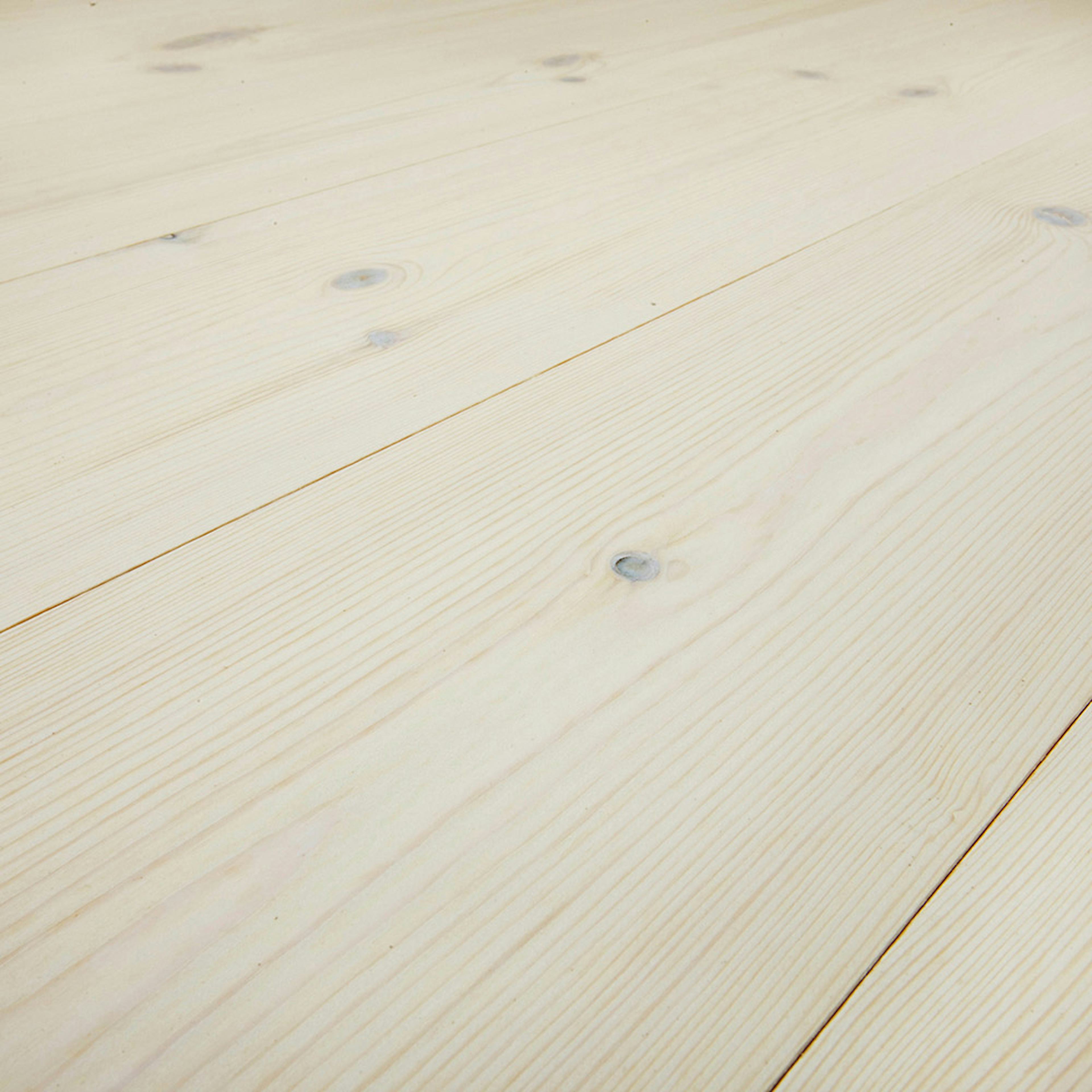 Massivt Trägolv Baseco Trend Vit Furu