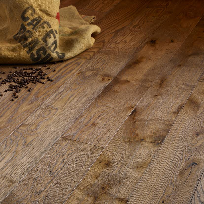 Massivt Trägolv DalaFloda ArtistOak Coffee