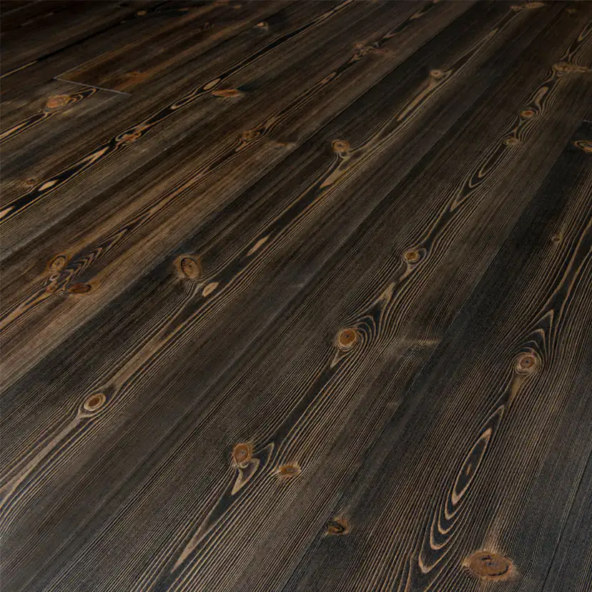 Massivt Trägolv DalaFloda HardPine Economy Onyx