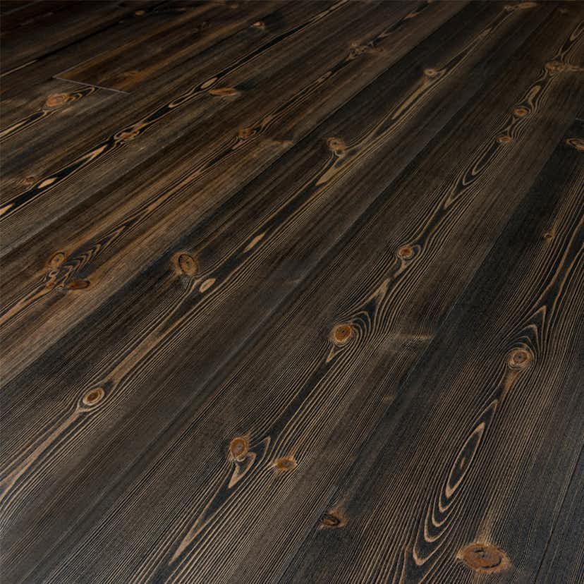 Massivt Trägolv DalaFloda HardPine Onyx