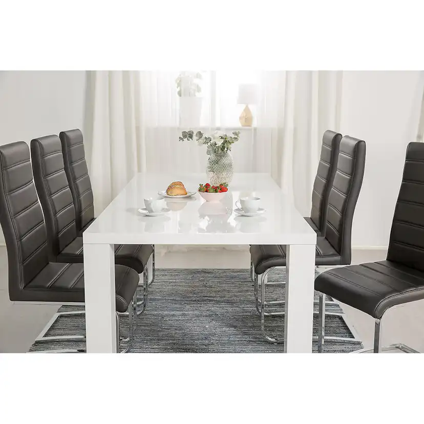 Matgrupp In Living Cibus med 6 Stol In Livingar