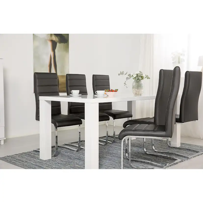 Matgrupp In Living Cibus med 6 Stol In Livingar