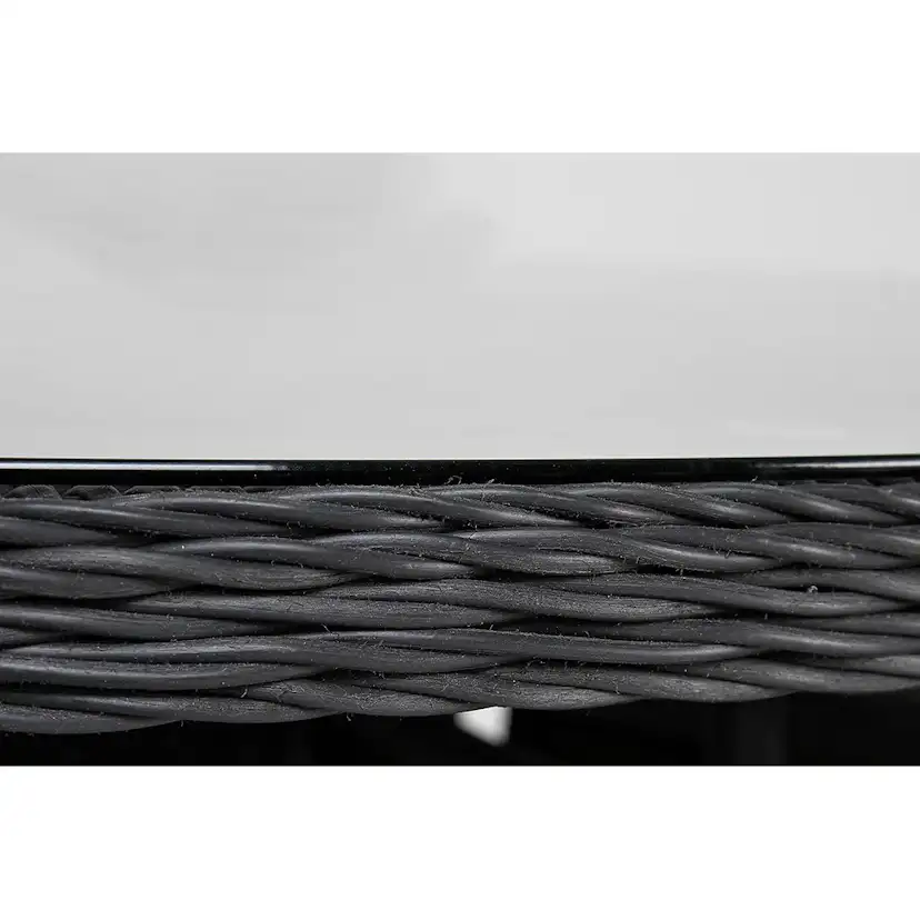 Matgrupp Utomhus Comfort Garden Marcus 140 Rund med 6 Light Utefåtöljer inkl. Dyna