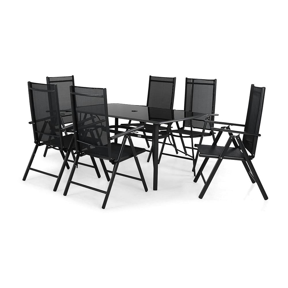 Matgrupp Utomhus Comfort Garden Primavera 150x90 med 6 PositionsTrädgårdsstolar