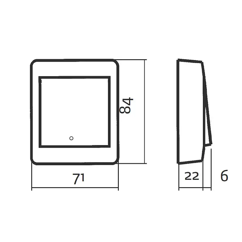 Strömbrytare Elko 2-Pol Utanpåliggande RS